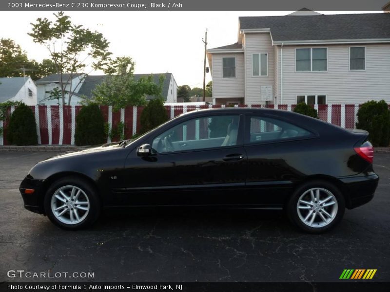 Black / Ash 2003 Mercedes-Benz C 230 Kompressor Coupe