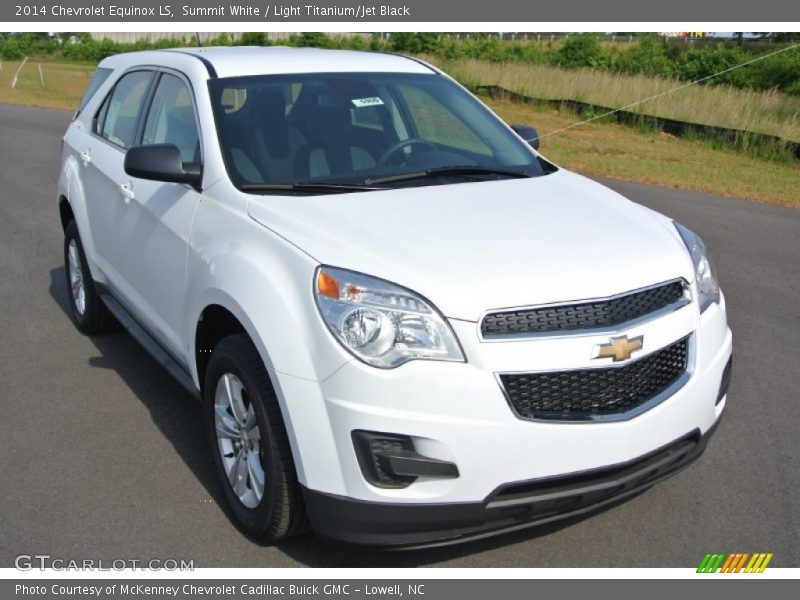 Summit White / Light Titanium/Jet Black 2014 Chevrolet Equinox LS