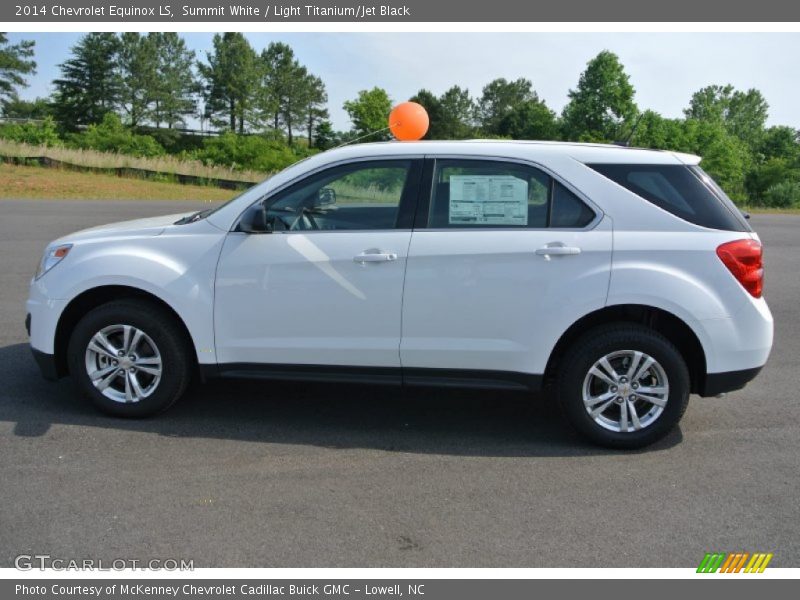 Summit White / Light Titanium/Jet Black 2014 Chevrolet Equinox LS