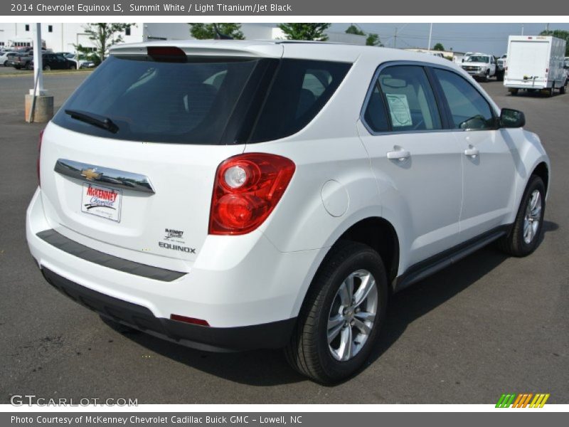 Summit White / Light Titanium/Jet Black 2014 Chevrolet Equinox LS