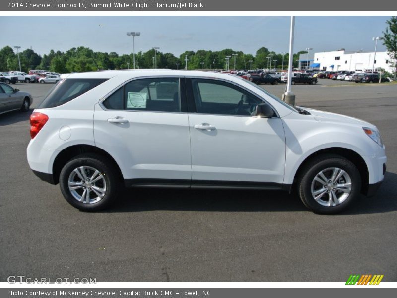 Summit White / Light Titanium/Jet Black 2014 Chevrolet Equinox LS