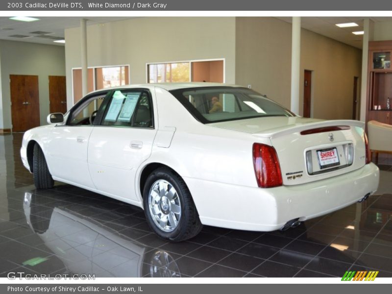 White Diamond / Dark Gray 2003 Cadillac DeVille DTS