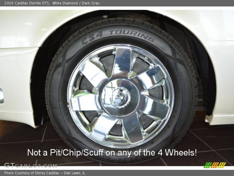 White Diamond / Dark Gray 2003 Cadillac DeVille DTS