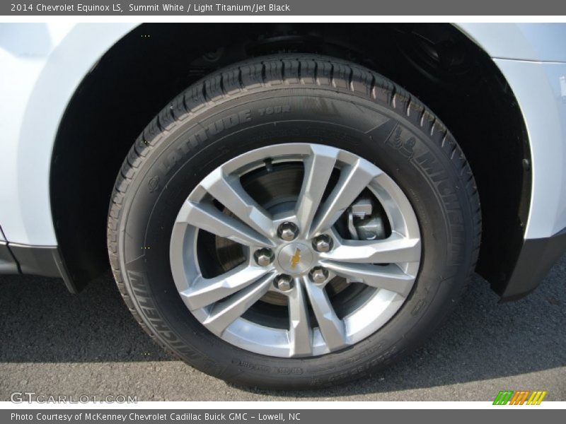 Summit White / Light Titanium/Jet Black 2014 Chevrolet Equinox LS