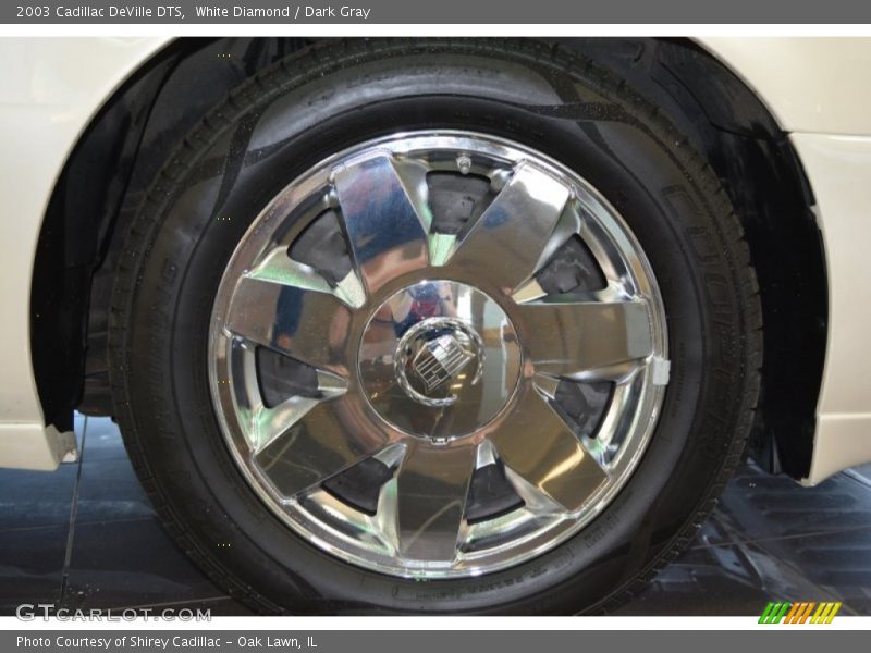 White Diamond / Dark Gray 2003 Cadillac DeVille DTS