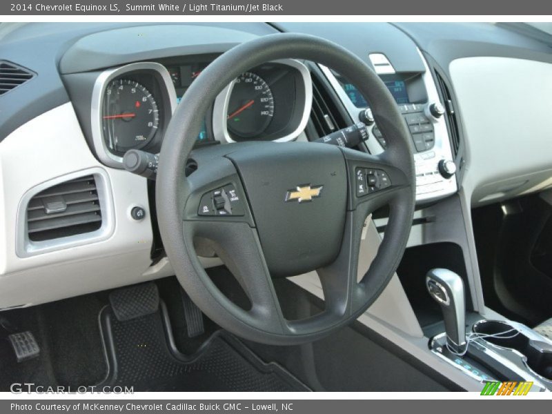 Summit White / Light Titanium/Jet Black 2014 Chevrolet Equinox LS