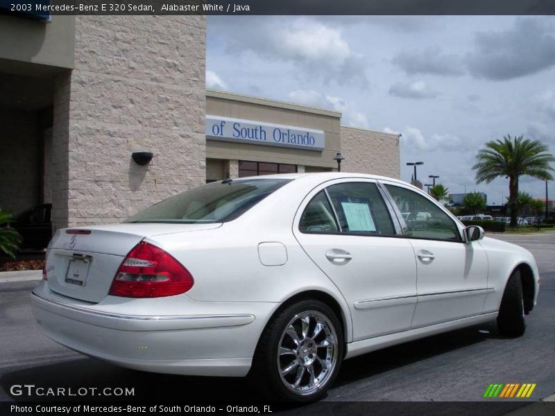 Alabaster White / Java 2003 Mercedes-Benz E 320 Sedan