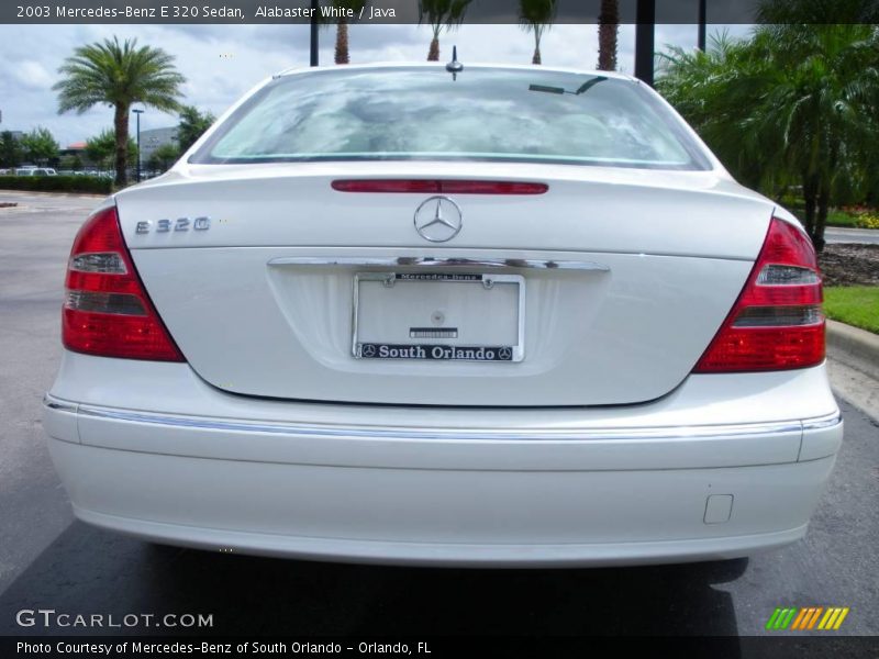 Alabaster White / Java 2003 Mercedes-Benz E 320 Sedan