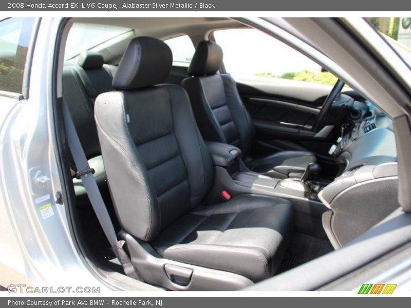 Alabaster Silver Metallic / Black 2008 Honda Accord EX-L V6 Coupe