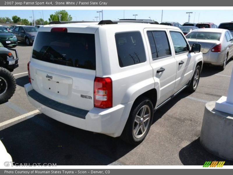 Stone White / Pastel Slate Gray 2007 Jeep Patriot Sport 4x4
