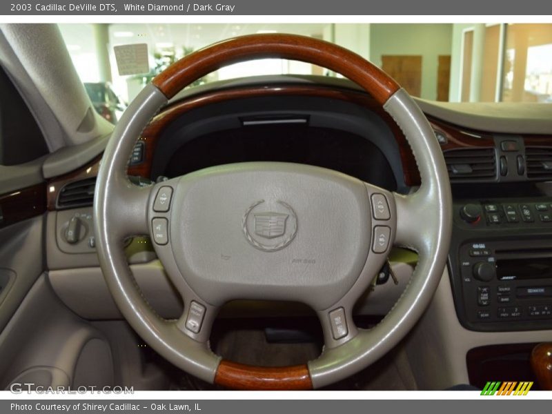 White Diamond / Dark Gray 2003 Cadillac DeVille DTS