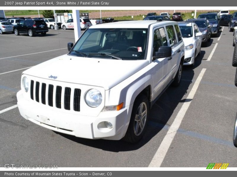 Stone White / Pastel Slate Gray 2007 Jeep Patriot Sport 4x4