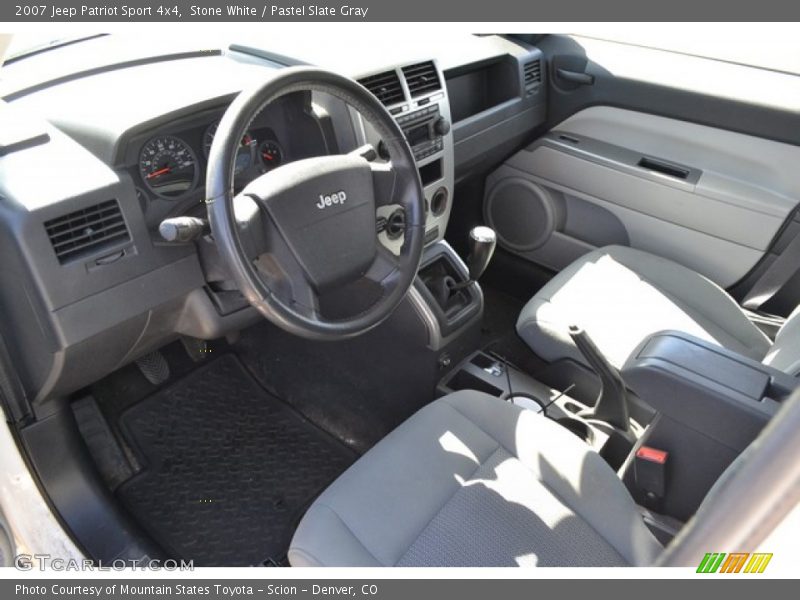 Stone White / Pastel Slate Gray 2007 Jeep Patriot Sport 4x4