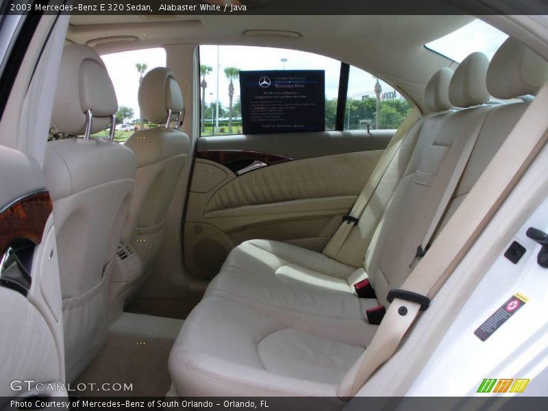 Alabaster White / Java 2003 Mercedes-Benz E 320 Sedan