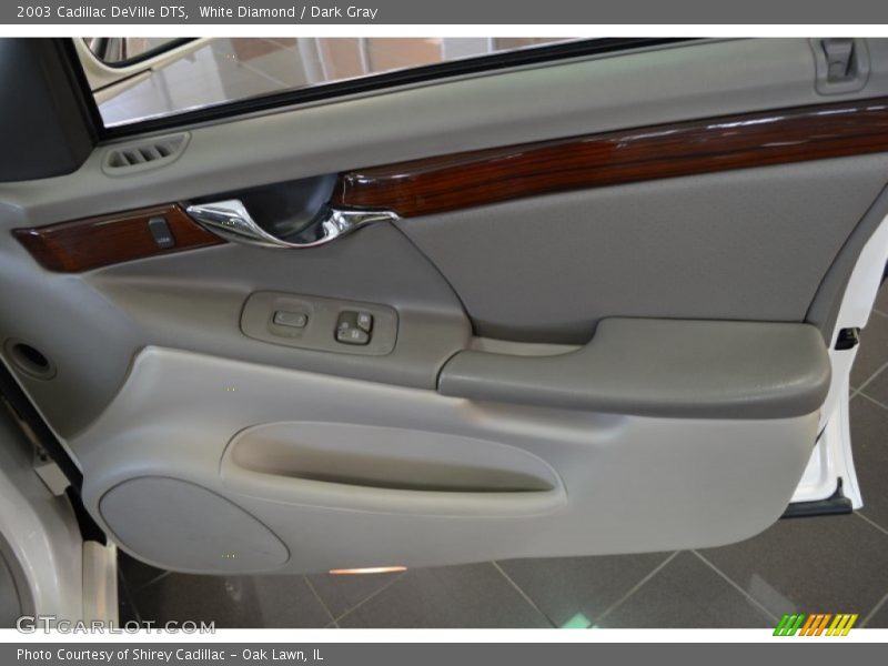 White Diamond / Dark Gray 2003 Cadillac DeVille DTS