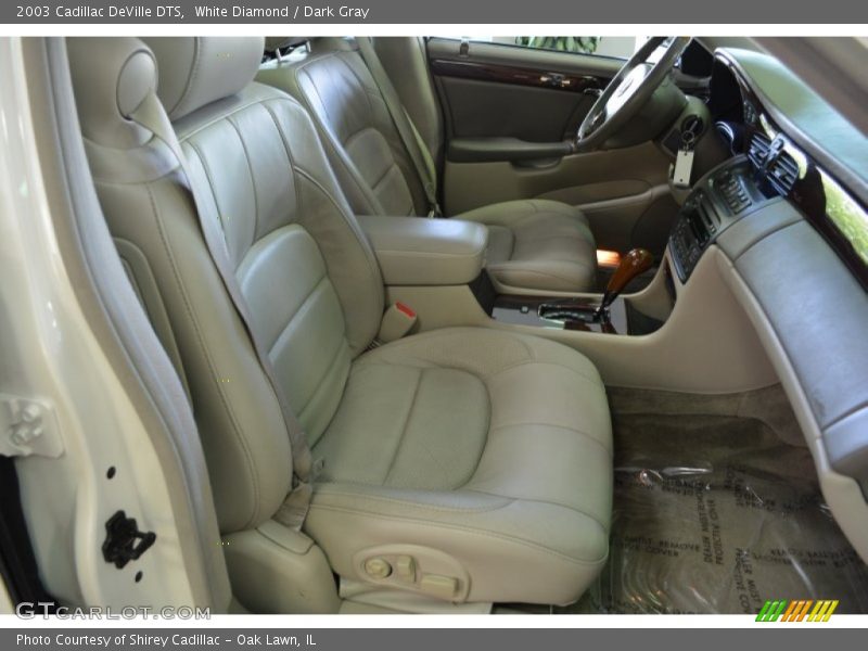 White Diamond / Dark Gray 2003 Cadillac DeVille DTS