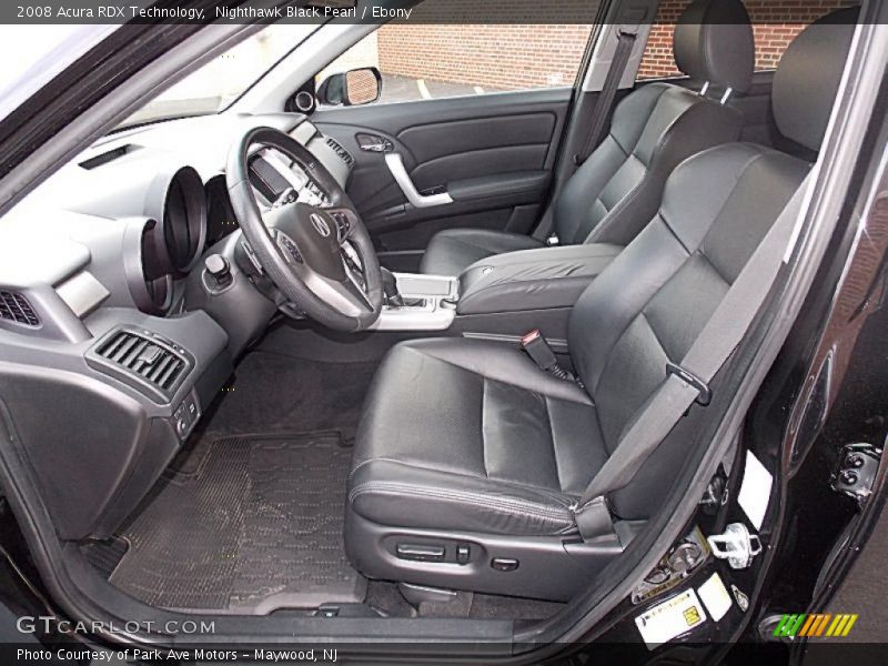 Front Seat of 2008 RDX Technology