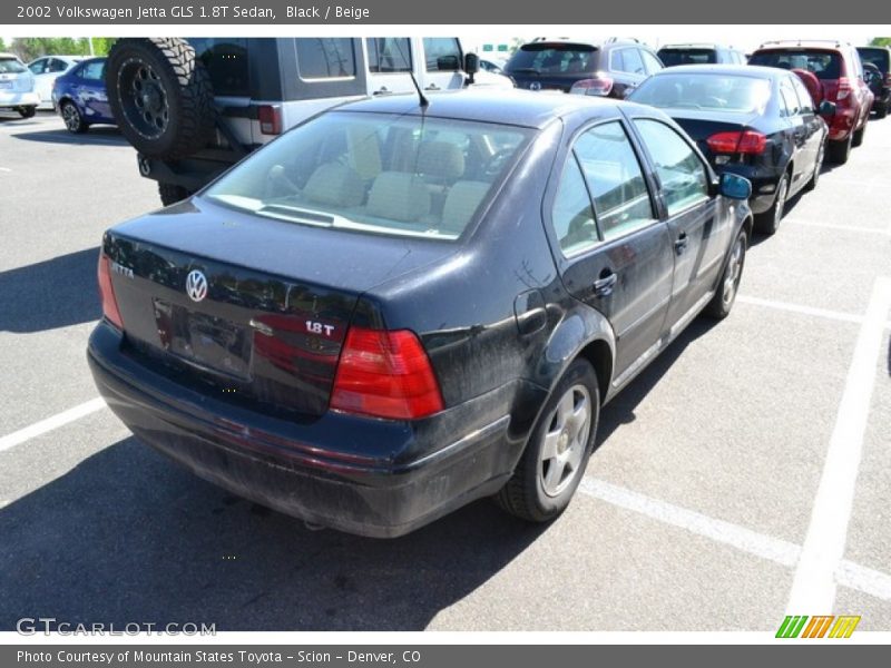 Black / Beige 2002 Volkswagen Jetta GLS 1.8T Sedan