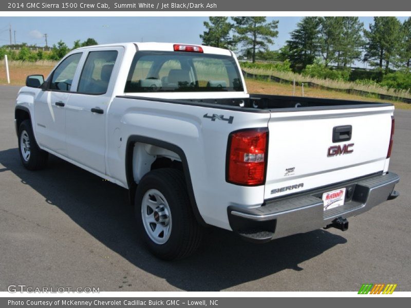 Summit White / Jet Black/Dark Ash 2014 GMC Sierra 1500 Crew Cab