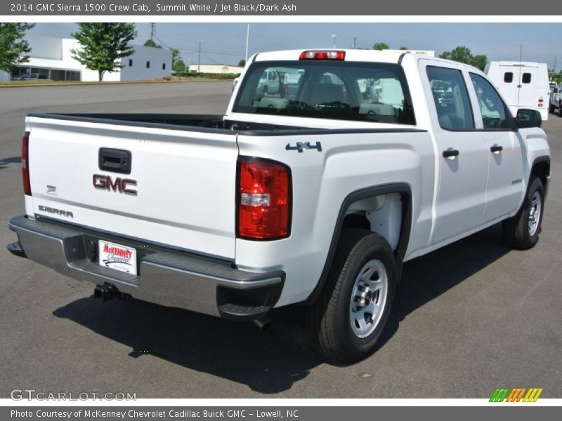 Summit White / Jet Black/Dark Ash 2014 GMC Sierra 1500 Crew Cab