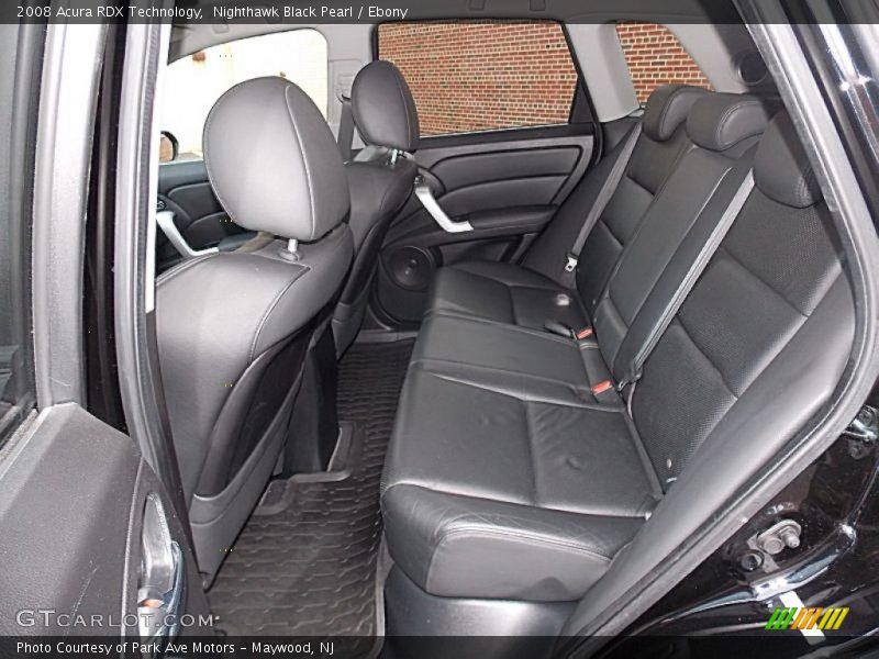 Rear Seat of 2008 RDX Technology