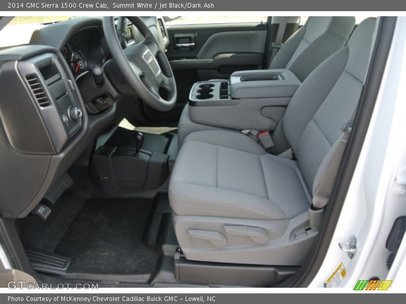 Summit White / Jet Black/Dark Ash 2014 GMC Sierra 1500 Crew Cab