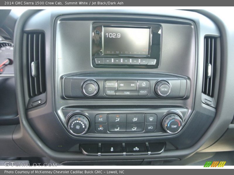 Summit White / Jet Black/Dark Ash 2014 GMC Sierra 1500 Crew Cab
