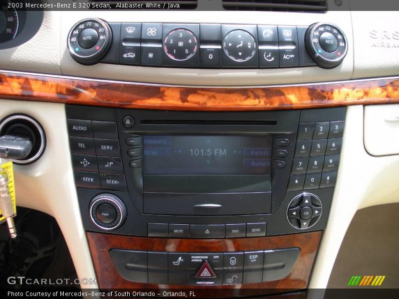 Alabaster White / Java 2003 Mercedes-Benz E 320 Sedan