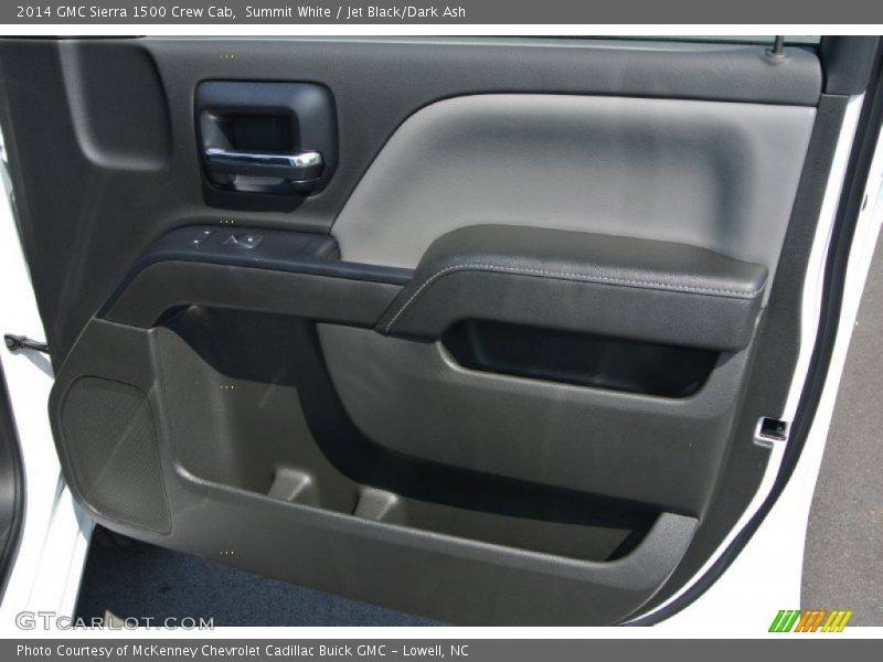 Summit White / Jet Black/Dark Ash 2014 GMC Sierra 1500 Crew Cab