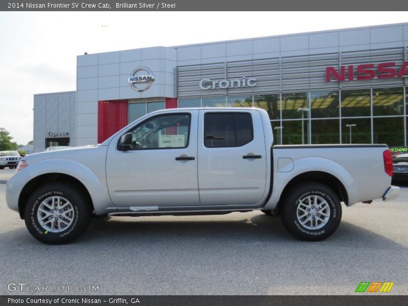 Brilliant Silver / Steel 2014 Nissan Frontier SV Crew Cab