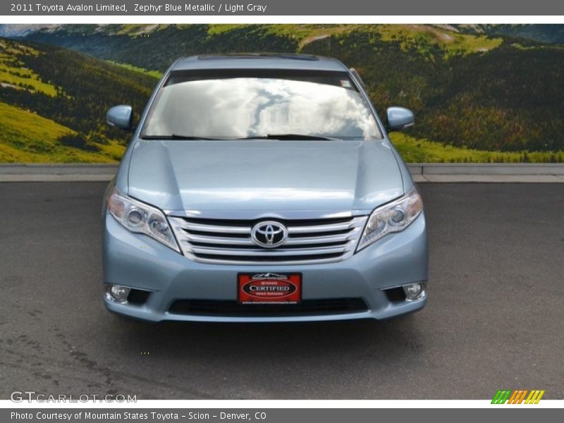 Zephyr Blue Metallic / Light Gray 2011 Toyota Avalon Limited