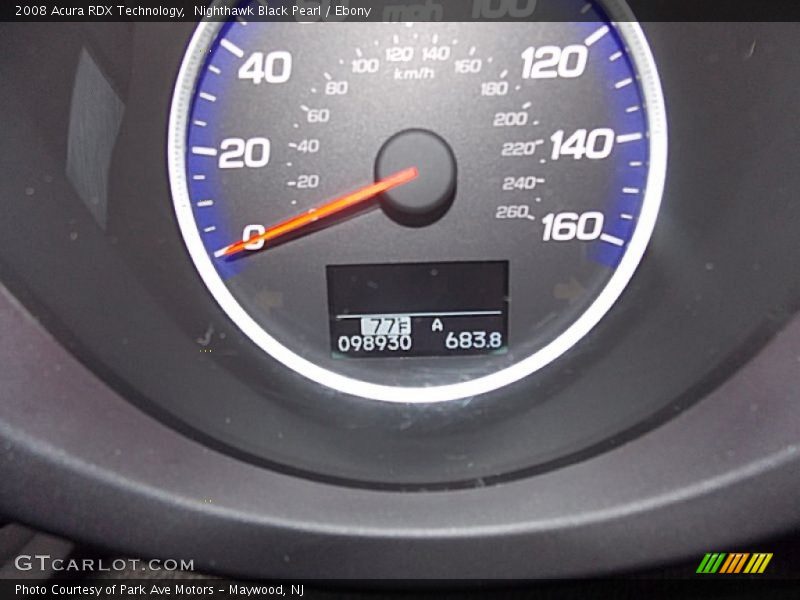 Nighthawk Black Pearl / Ebony 2008 Acura RDX Technology