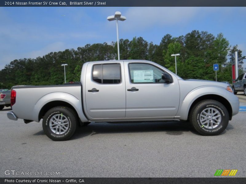 Brilliant Silver / Steel 2014 Nissan Frontier SV Crew Cab