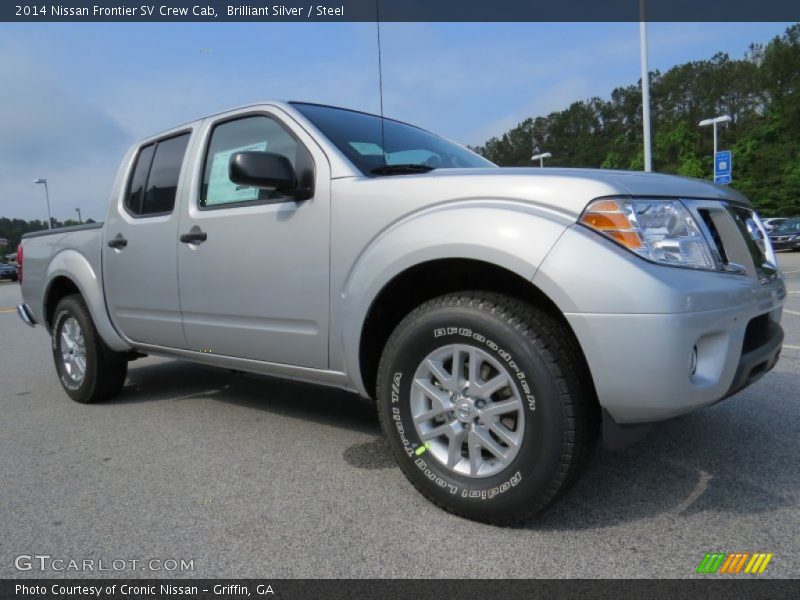 Brilliant Silver / Steel 2014 Nissan Frontier SV Crew Cab