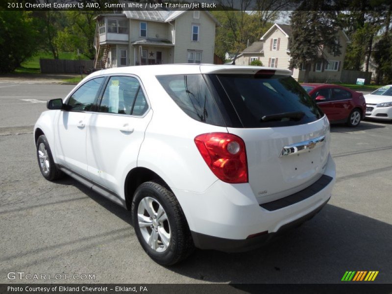 Summit White / Light Titanium/Jet Black 2011 Chevrolet Equinox LS AWD