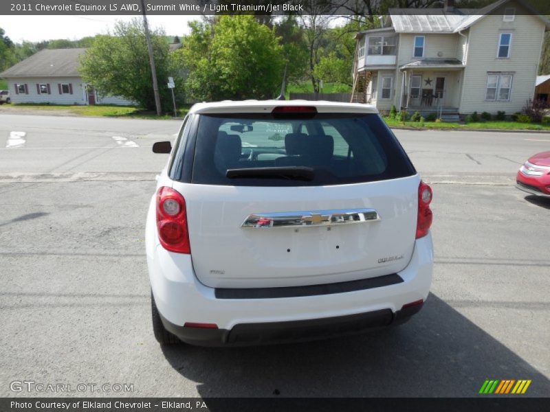Summit White / Light Titanium/Jet Black 2011 Chevrolet Equinox LS AWD