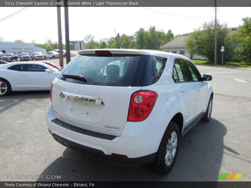 Summit White / Light Titanium/Jet Black 2011 Chevrolet Equinox LS AWD