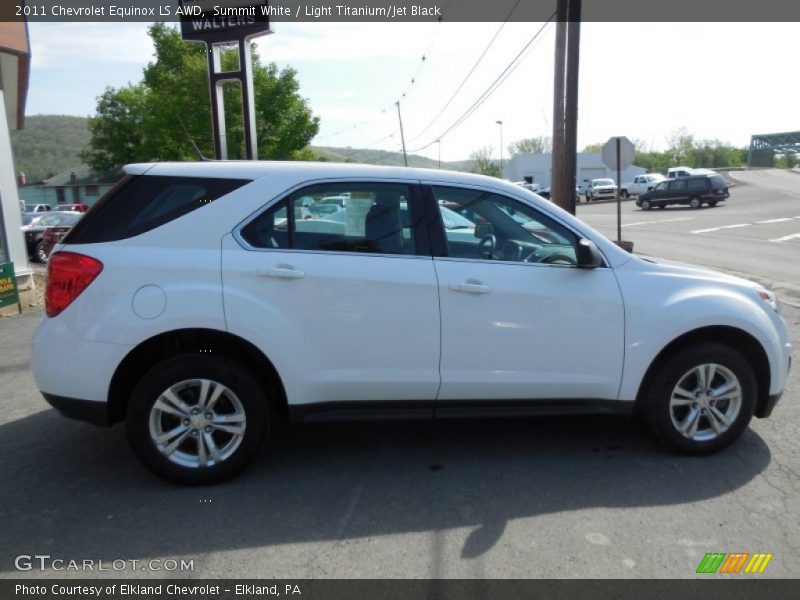 Summit White / Light Titanium/Jet Black 2011 Chevrolet Equinox LS AWD