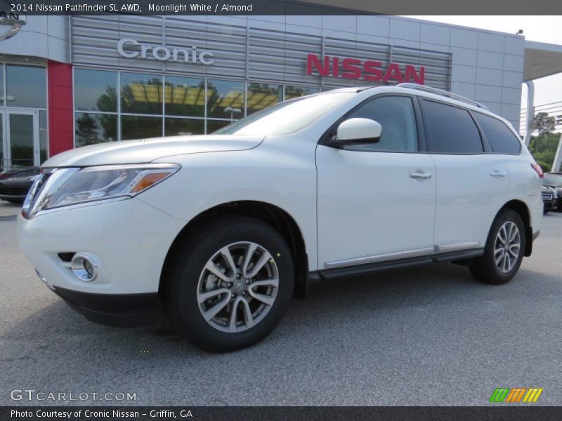 Moonlight White / Almond 2014 Nissan Pathfinder SL AWD