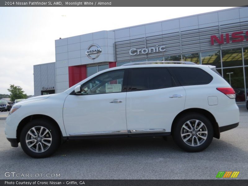 Moonlight White / Almond 2014 Nissan Pathfinder SL AWD