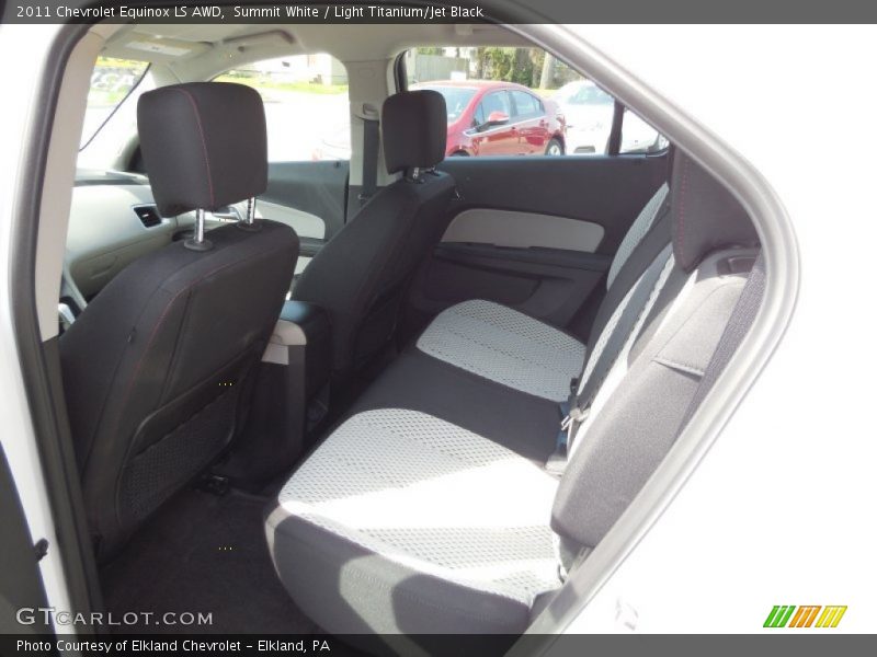 Summit White / Light Titanium/Jet Black 2011 Chevrolet Equinox LS AWD