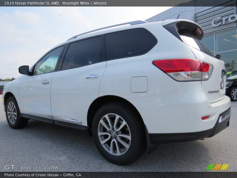 Moonlight White / Almond 2014 Nissan Pathfinder SL AWD