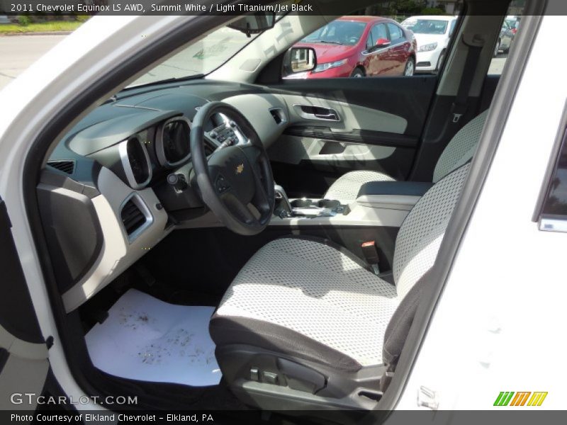 Summit White / Light Titanium/Jet Black 2011 Chevrolet Equinox LS AWD