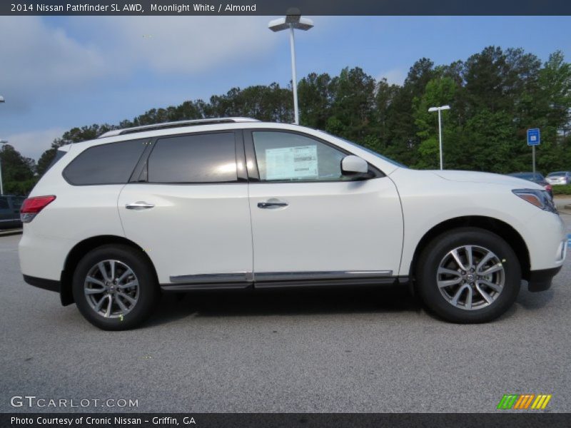 Moonlight White / Almond 2014 Nissan Pathfinder SL AWD