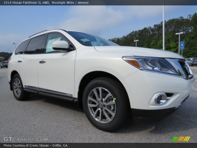 Moonlight White / Almond 2014 Nissan Pathfinder SL AWD