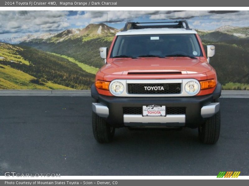 Magma Orange / Dark Charcoal 2014 Toyota FJ Cruiser 4WD