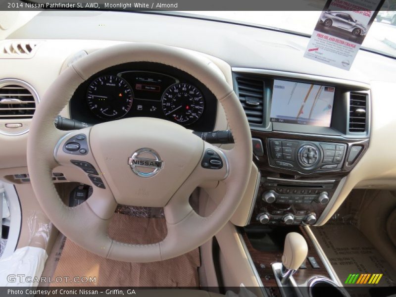 Moonlight White / Almond 2014 Nissan Pathfinder SL AWD