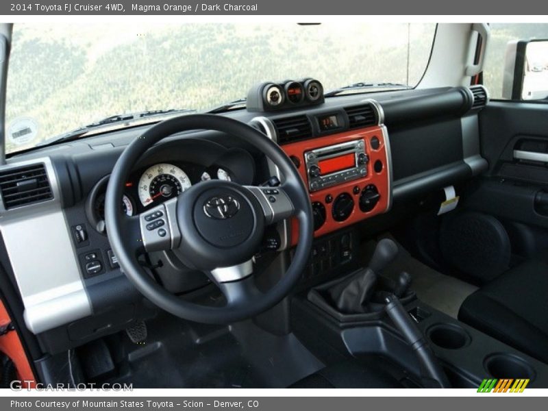 Magma Orange / Dark Charcoal 2014 Toyota FJ Cruiser 4WD