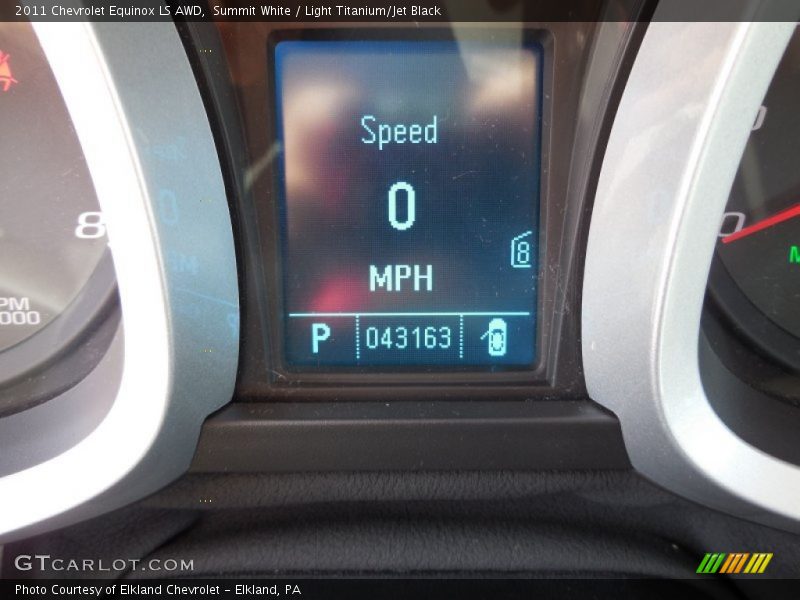 Summit White / Light Titanium/Jet Black 2011 Chevrolet Equinox LS AWD