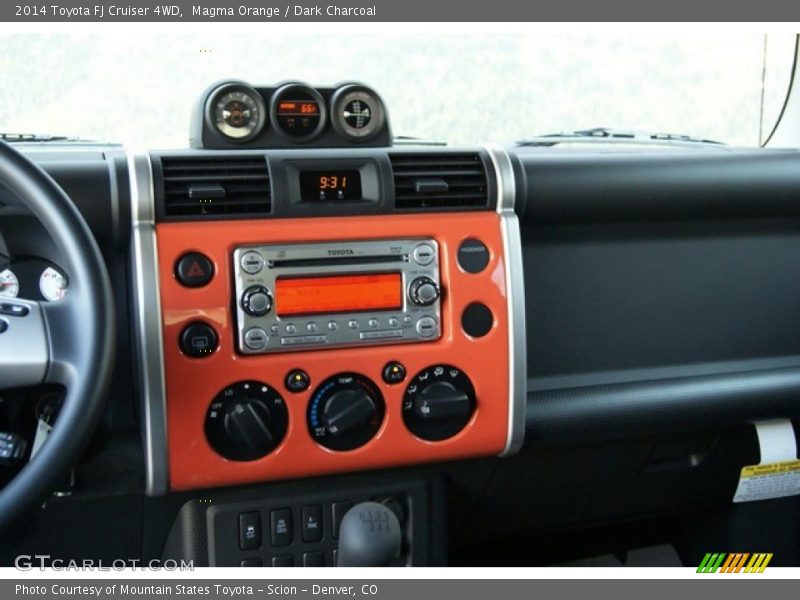 Magma Orange / Dark Charcoal 2014 Toyota FJ Cruiser 4WD
